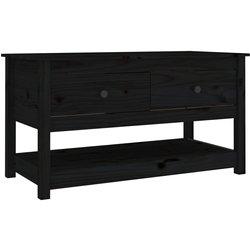 Mesa De Centro VIDAXL Negro Madera (102x49x55 cm )