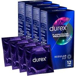 Durex - Preservativos Placer Prolongado para Mayor Sensación Packs 12-24-48 condones para un sexo seguro