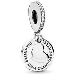 Charm Colgante Pandora Tres generaciones Pandora 796215CZ