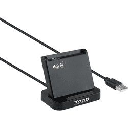 TooQ TQR-220B Lector de DNIe USB 2.0 Negro