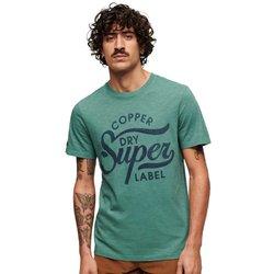 Camiseta de Hombre SUPERDRY Verde (XL)