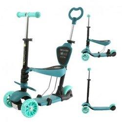 Patinete evolutivo con asiento y mango parental DRAXTER PLUS mint LORELLI