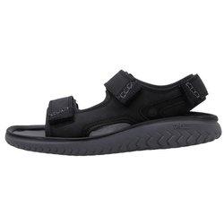 Clarks Wesley Bay Sandalia Plana hombre Negro