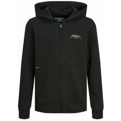 Chaqueta jack and jones great b2s logo zip black niño