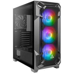 caja antec  df600 flux rgb negro