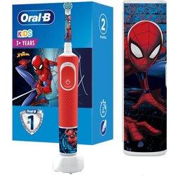 Cepillo Dental Oral-b D100 Kids Spiderman + Estuche