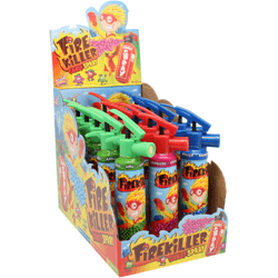 Candy Firekiller - Caramelo en Spray con forma de Extintor de Fuego - 15 unidades de 25ml