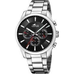 Reloj Lotus Chrono 18922/3 acero hombre negro