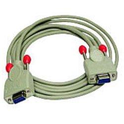 Serial null modem cable d9f/f