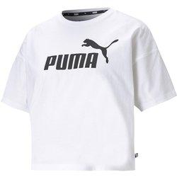 Camiseta puma ess cropped logo mujer