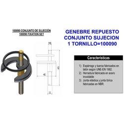 Genebre rep-conjunto sujecion 1 tornillo 100090