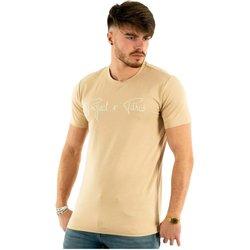 Camiseta de Hombre PROJECT X PARIS Corta Beige (S)