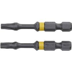 Dewalt DT70537T-QZ - Puntas Torsión de Impacto 2 x T20 y adaptador magnético con bloqueo