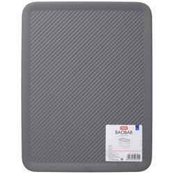 TATAY Baobab - Tapa Caja Organizadora Rectangular 5L Plástico PP05. Gris Antracita