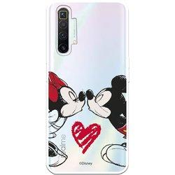 Funda para Realme X2 Oficial de Disney Mickey y Minnie Beso - Clásicos Disney