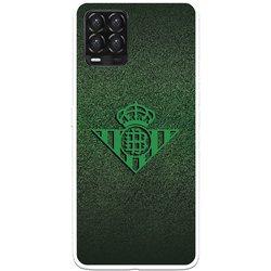 Funda para Realme 8 del Betis Escudo Verde Fondo trama - Licencia Oficial Real Betis Balompié