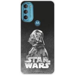 Funda para Motorola Moto G71 5G Oficial de Star Wars Darth Vader Fondo negro - Star Wars