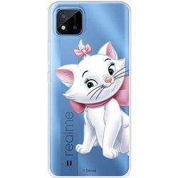 Funda para Realme 8i Oficial de Disney Marie Silueta - Los Aristogatos