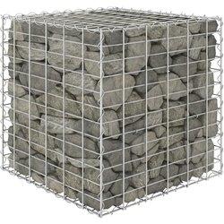 Gabion Cube cama levantada en alambre de acero 60x60x60 cm