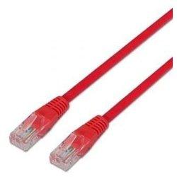 Cable de Red AISENS (RJ45 - 50 cm - Rojo)