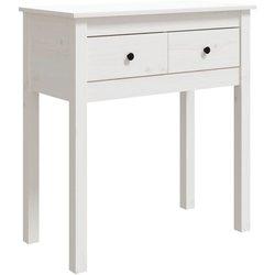 Mesa Consola VIDAXL Blanco Madera (70x35x75 cm)