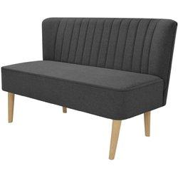 Sofa VIDAXL Gris Tela (117x55,5x77 cm)