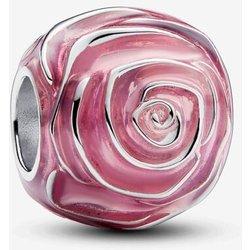 Charm Pandora rosa rosa en flor