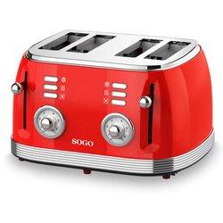 Tostador Sogo retro rojo TOS-SS-5465