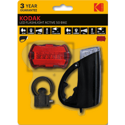 KODAK KIT LUCES BICICLETA DELANTERA Y TRASERA