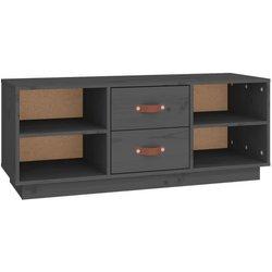 Mueble De Tv VIDAXL Gris Madera (100x34x40 cm)