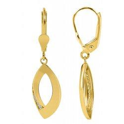 Joyas Oro 8K – Pendientes de Aro en Oro con Circonitas Nelia