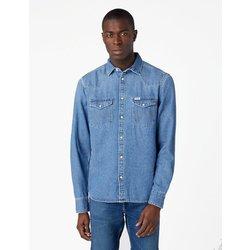 Camisa Vaquera Hombre Denim Azul Wrangler Icon