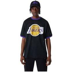 Camiseta de malla oversize lakers nba team logo L