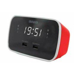 Radio Despertador Aiwa CRU-19RD Rojo