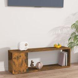 Mueble TV Smoke Oak 100x24x32 cm Madera multicapa