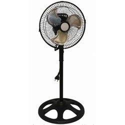 Ventilador de Pie Giratoria 60/80W, 45cm, 18 Pulgadas, Aspa Metálica con 3 velocidades, Altura Regulable 110-130cm, Función de Oscilación, Ventilador de Aire Natural, Facil de montar -Electrodomestico Verano - Remedio para el Calor, Altura regulable