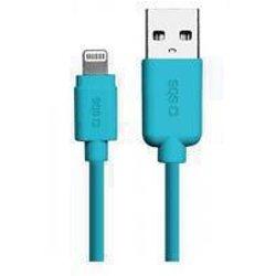 SBS TECABLEUSBIP5A 1m USB A Lightning Azul cable d