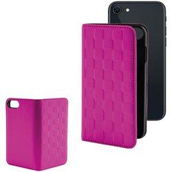 Ksix Folio Soft Funda Fucsia para iPhone 7/8/SE 2020