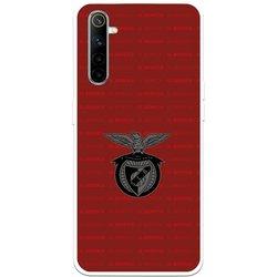 Funda para Realme 6 del Escudo Fondo Granate - Licencia Oficial Benfica