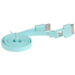 3GO C116 cable USB USB A Micro-USB B Turquesa