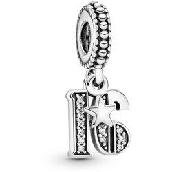 Charm colgante en plata de ley 16 Años de Amor