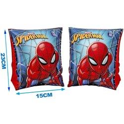 BESTWAY Flotador Hinchable Infantil Marvel Spiderman 56 cm Multicolor vinilo resistente para playa ,piscina con reposabrazos  Marvel Spiderman para niños, playa verano piscina, con manguitos  Marvel Spiderman vinilo resistente