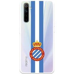 Funda para Realme 6 del RCD Espanyol Escudo Albiceleste Escudo Albiceleste - Licencia Oficial RCD Espanyol