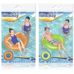 Bestway Flotador Hinchable Liso Neon Color Surtido  D91 cm +10 Años  Bestway