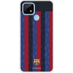 Funda para Realme C21 del FC Barcelona Fondo Rayas Verticales  - Licencia Oficial FC Barcelona