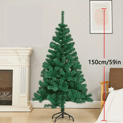 Árbol de Navidad Artificial. Árbol artificial navideño Economico, Árbol de Hoja PET, Árbol verde Navidad,  60cm 90cm 120cm 150cm 180cm 210cm Arbol barato Decoración Hogar, Jardin, Centro Comercial, Restaurante