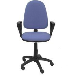 Silla Ayna bali azul claro con brazos