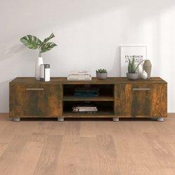 Mueble para TV Smoke Oak 140x40x35 cm Madera multicapa