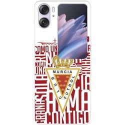 Funda para Oppo Find N2 Flip del Real Murcia Escudo Fondo Blanco  - Licencia Oficial Real Murcia