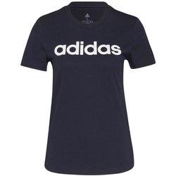 ADIDAS W LIN T CAMISETA MARINO